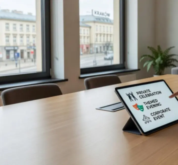 Ilustracja wyboru formatu wydarzenia z różnymi rodzajami eventów w Polsce