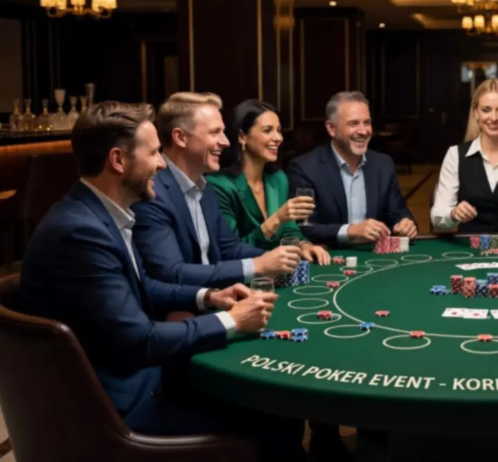 Wieczór pokerowy jako atrakcja podczas wydarzenia